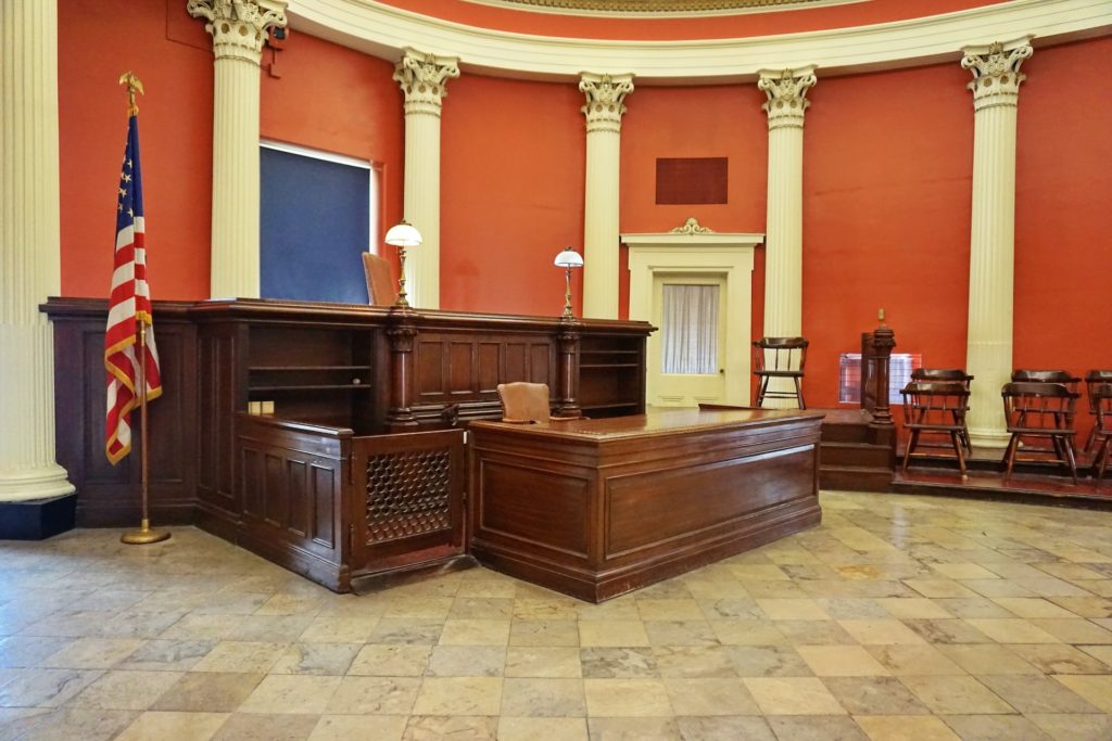 courtroom in America